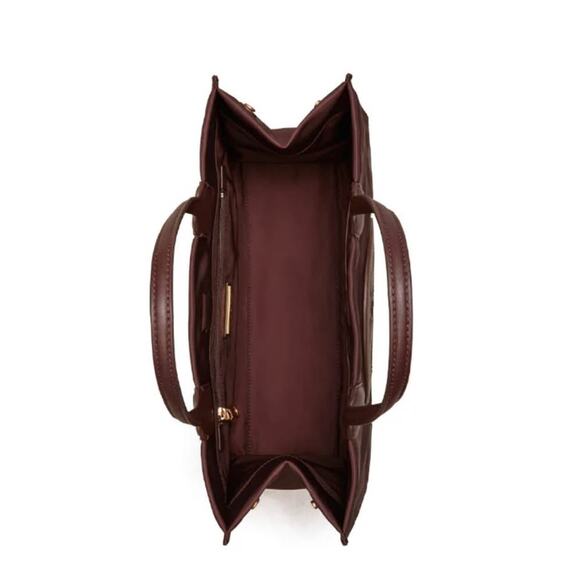 NWT Tory Burch Small Ella Tote Bag Tempranillo - Picture 6 of 6